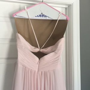 Blushing Pink Bridesmaid Dress